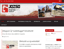 Tablet Screenshot of jozsogep.hu